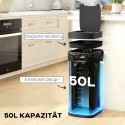 Anduriga köögiprügikast, 50 l, kontaktivaba ja sõrmejäljekindel