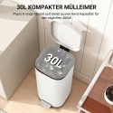30 l köögiprügikast pedaali, kaane ja pehme sulgumisega