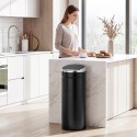 50 l automaatne prügikast infrapunaanduri ja roostevabast terasest korpusega