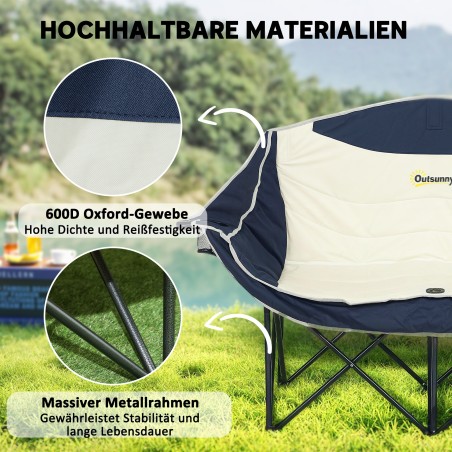Kokkupandav 2-kohaline matkatool topsihoidjate ja kandekotiga, sinine