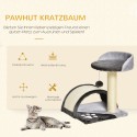 46 cm kassipuu koopa, mängupalli ja sisalköiega, kuni 4 kg, tumehall