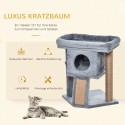Kassipuu kassikoopa, lamamisplatvormi, kraapimisaluse ja mängupalliga, 57 cm