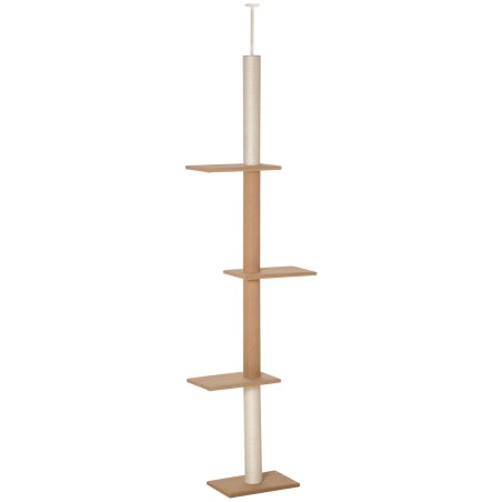 Laest pingutatav 3-tasandiline kassipuu, reguleeritav kõrgus 228–260 cm, khaki
