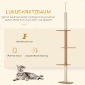 Laest pingutatav 3-tasandiline kassipuu, reguleeritav kõrgus 228–260 cm, khaki