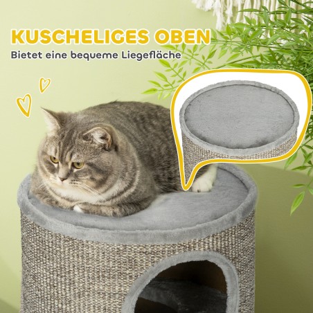 3-tasemeline kasside kraapimistünn sisalist kraapimispinnaga, helehall