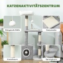 107 cm kassitorn koopa, suure platvormi ja 2 mängupalliga, hall