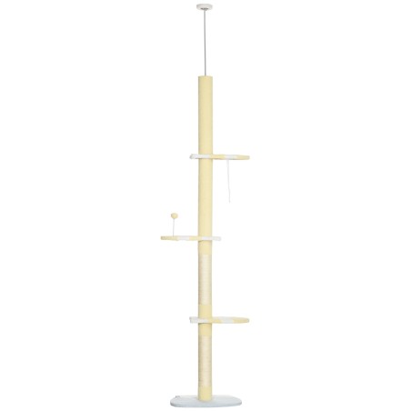 Reguleeritava kõrgusega kasside kraapimispuu, 220–260 × 47 × 34 cm
