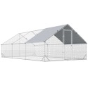 Kanaaedik koos varikatuse ja väliaedikuga 4–6 kanale, 3 × 2 × 2 m