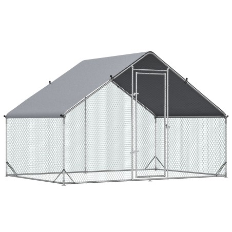 Kanaaedik koos varikatuse ja väliaedikuga 4–6 kanale, 3 × 2 × 2 m