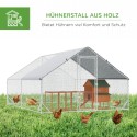 Kanaaedik koos varikatuse ja väliaedikuga 4–6 kanale, 3 × 2 × 2 m