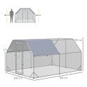 Jalutatav kanade aedik lukustatava uksega 10–12 kanale, hall