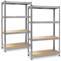 Metallist laoriiulite komplekt 2 tk 150 x ... | FreshDesign.ee