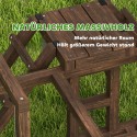 Kanade ronimis- ja mängurada õrte, kaldteede ja kiikedega, pruun