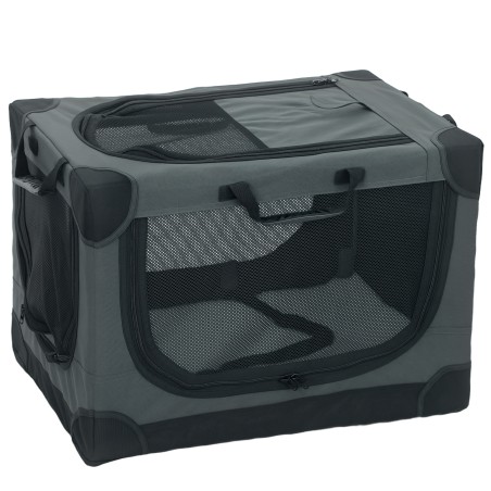 Kokkupandav koeratranspordikast pestava padjakattega, kuni 4 kg, armeeroheline