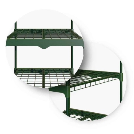 Kasvuhoone riiul 69 x 49 x 125 cm | FreshDesign.ee