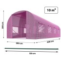 Aiatunnel 2,5 x 4 m (10m2) roosa | FreshDesign.ee
