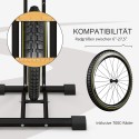 Jalgrattahoidik vertikaal- või horisontaalpaigalduseks, 24–29 tolli, must