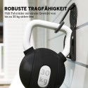 4-osaline kokkupandav jalgratta seinahoidik, kandevõime 30 kg, must