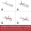 Leekimist vähendav kunstjõulupuu lumeefektiga, roheline/valge