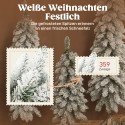 3 lumise kunstkuuse komplekt eri suurustes, roheline ja valge
