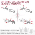 Kunstkuusk aluse ja LED-valgustusega, 2,1 m, roheline