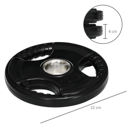 2 metallist hantliketta komplekt, 10 kg ketas, kummist kate