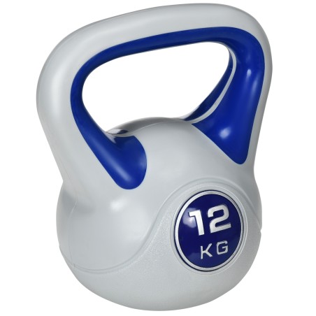 12 kg kettlebell lameda põhja ja suure käepidemega, sinine
