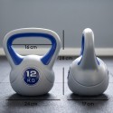 12 kg kettlebell lameda põhja ja suure käepidemega, sinine