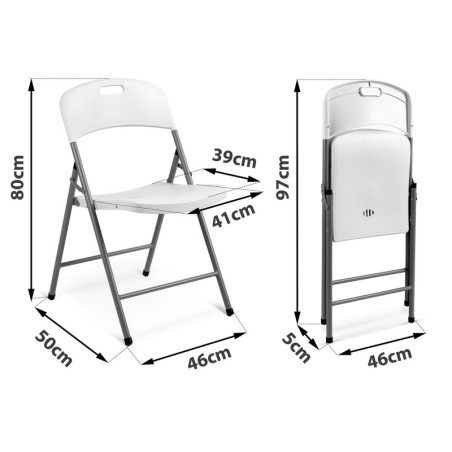 Kokkupandavad toitlustus aia toolid, 2 tk ... | FreshDesign.ee