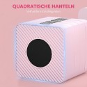 Reguleeritav terasest hantlikomplekt, 2 × 5 kg, roosa