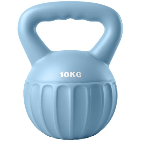 6 kg liivaga täidetud kettlebell algajatele, 21 × 21 × 27 cm, sinine