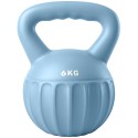 6 kg sinine liivaga täidetud sangpomm, 17 × 17 × 23 cm