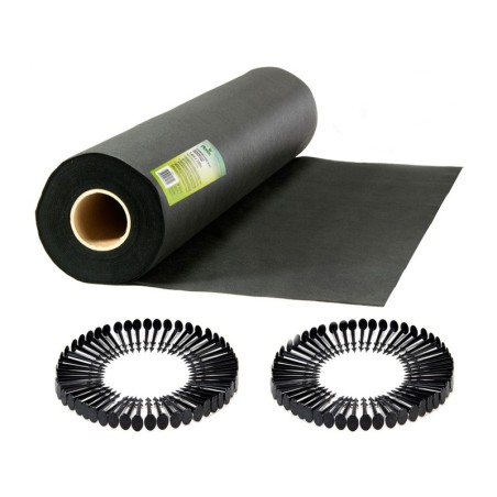 Agro geotekstiil 1,6 m x 100 m 90 g/m2 + 1... | FreshDesign.ee