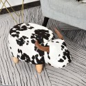 Loomakujuline hoiuruumiga tumbapink, must-valge, 62 × 35 × 36 cm