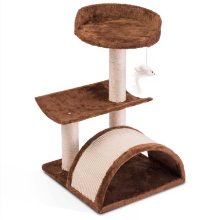 Kraapimispost, kassimaja 58 cm pruun | FreshDesign.ee