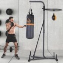 2-ühes reguleeritava kõrgusega poksikoti alus 20 kg kotiga, must
