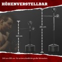Reguleeritava kõrgusega 360° pöörlev poksipall koos poksisidemetega