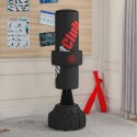 Vabalt seisev poksikott reguleeritava löögipadjaga, kuni 50 kg, must