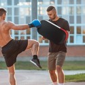 Kickpadi Muay Thai ja kickboxingu treeninguks, 0,4 kg, must-punane-valge