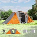 4-kohaline veekindel tunneltelk 2 magamistoa ja elutoaga, hall-oranž