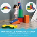 Pehmete ehitusklotside 7-osaline komplekt, vahtmaterjal, värviline