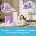 Laste vahtplastist ehitusklotsid, kunstnahk, 40 × 40 × 20 cm