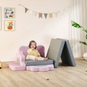 12-osaline vahtplokkide komplekt ronimiseks ja ehitamiseks, hall-roosa