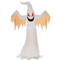 Halloweeni isetäispuhutav LED-valgustusega kummitus, 240 cm, IP44
