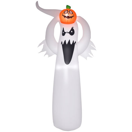Täispuhutav LED-valgustusega Halloweeni kummitus, 1,8 m