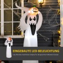 Täispuhutav LED-valgustusega Halloweeni kummitus, 1,8 m