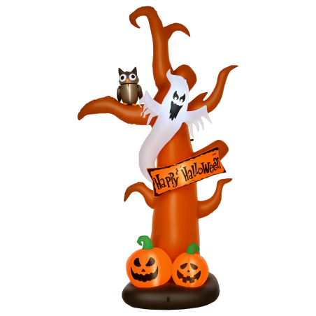 Isetäituv LED-valgustusega Halloweeni dekoratsioon puhuriga
