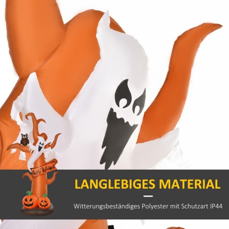 Isetäituv LED-valgustusega Halloweeni dekoratsioon puhuriga