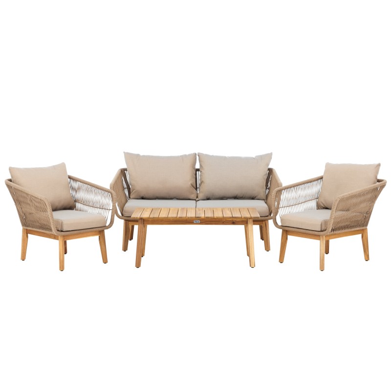 Chania Diivanikomplekt - Latte/Acacia