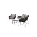 Davao Loungeset Steel – tumehall / pruun